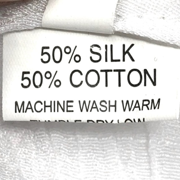 Boho White Sleeveless Blouse S Silk Cotton Embroidered Floral Circles Layered - Picture 7 of 8